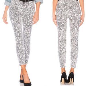 Current Elliot Stiletto Leopard Jeans